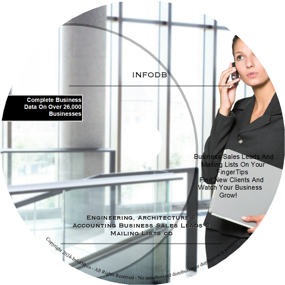 Engineering Business List Database | Contains 5,000 business lists and 500 email lists